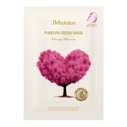 JMsolution Purelyn Fresh Mask Cherry Blossom тканевая маска для выравнивания тона с сакурой