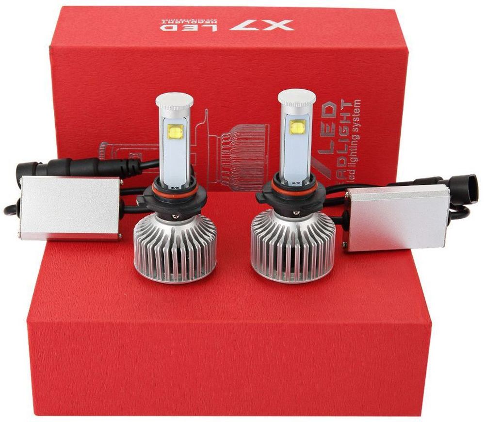 Светодиодная лампа HB4/9006 X7 Led, комплект 2шт