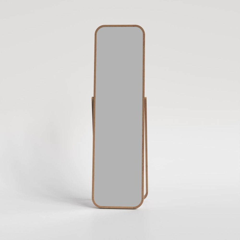 Зеркало напольное из массива дуба Lugos'Art