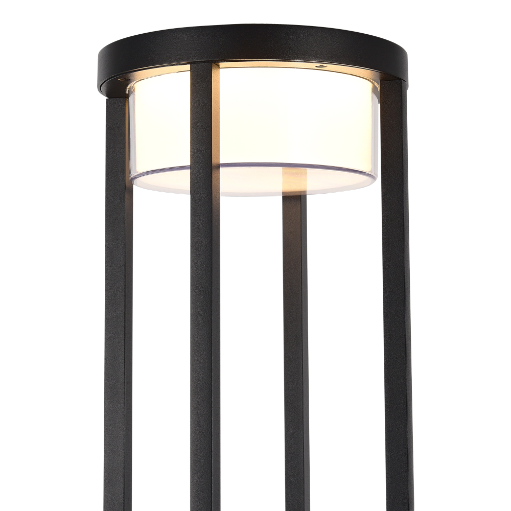 SL9536.415.32 Светильник уличный напольный ST-Luce черный/черный LED 1*9W 3000K POKKO