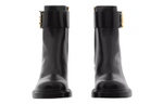 Burberry Leather Ankle Boots Women"s Black