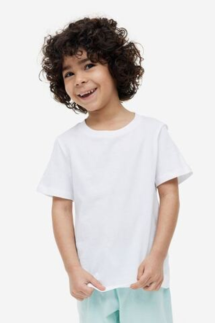 H&M Набор из 3 футболок из хлопка, белый