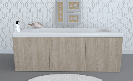 Экран под ванну откидной TR-6-431 липа