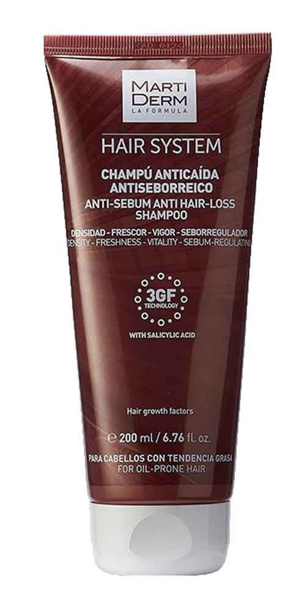 МартиДерм Hair System Шампунь против выпадения волос Анти-себорея MartiDerm Hair System Anti-Sebum Anti Hair-Loss Shampoo 200 мл