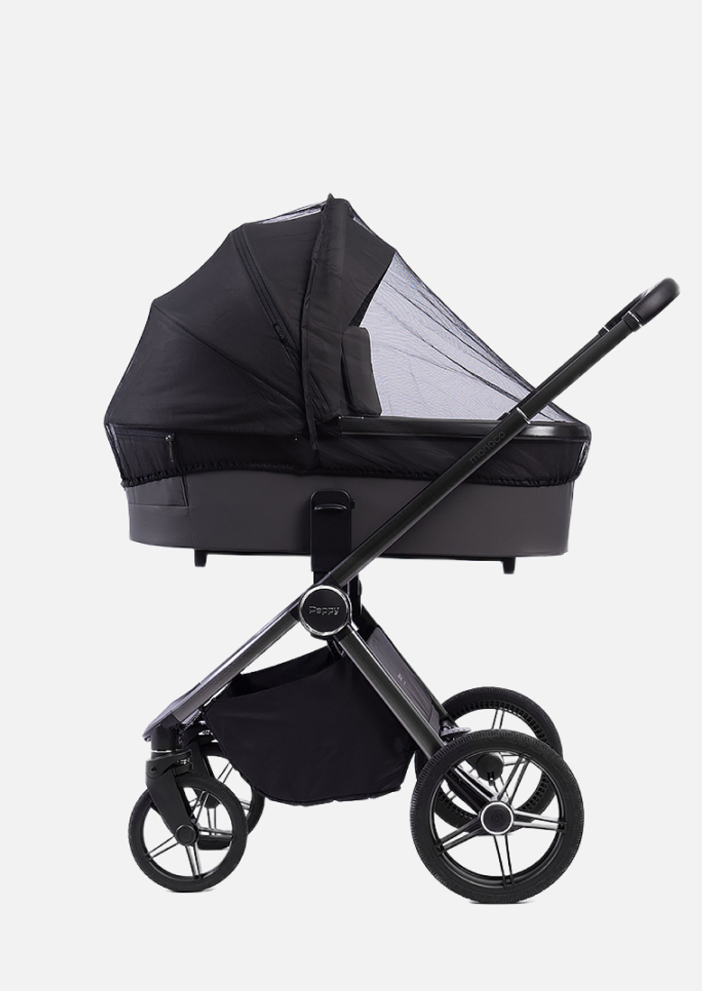 Peppy Коляска детская Monaco 2 в 1 Antrazit Графитовый