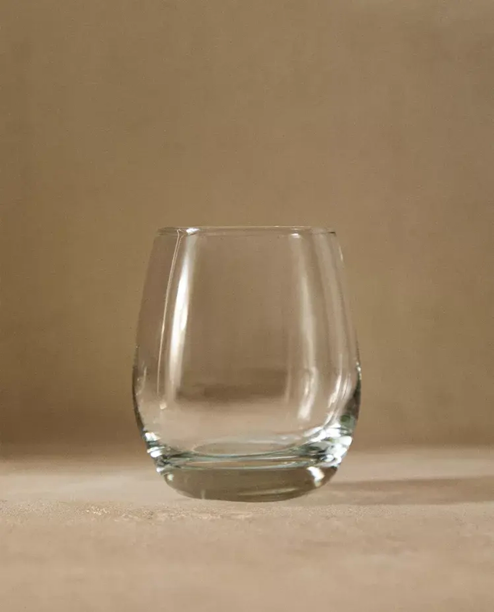 ZARA HOME СТЕКЛЯННЫЕ СТАКАНЫ ОКРУГЛОЙ ФОРМЫ (НАБОР ИЗ 3 ШТ.), ПРОЗРАЧНЫЙ