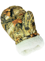 Варежки Россия камуфляжные меховые, алова лес