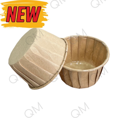 Pasticciere. Форма бумажная "Маффин" 50*40 мм (крафт/крафт)