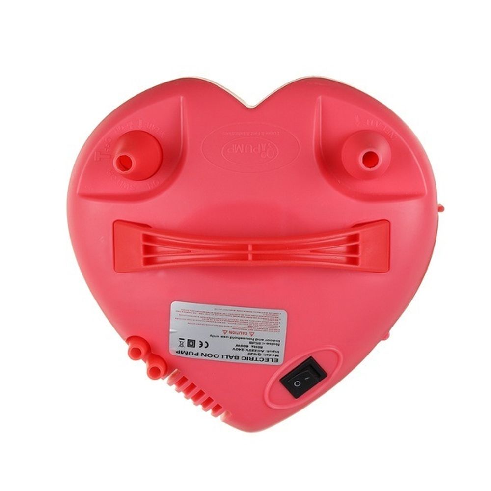 Компрессор, 600 ватт, Сердце, Розовый, 1 шт.