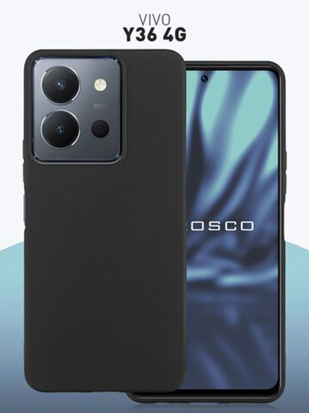 Чехол ROSCO для Vivo Y36 (арт.VV-Y36-COLOURFUL-BLACK )