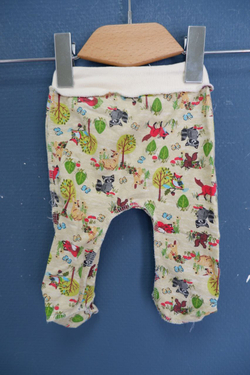 Ползунки из хлопка на 1-2 месяца