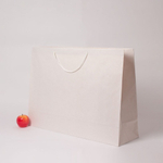 Пакет 70x50x20, белый, плотный крафт