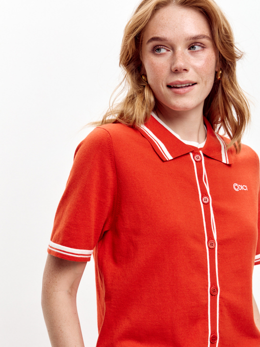 Поло из хлопка и кашемира