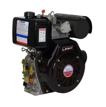 Двигатель дизельный "LIFAN" C195FD-A (17 л.с., эл стартер, катушка 6 А)