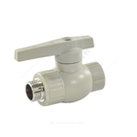 Кран шаровой PP-R серый Дн 25х3/4" НР VALFEX 10144225Г