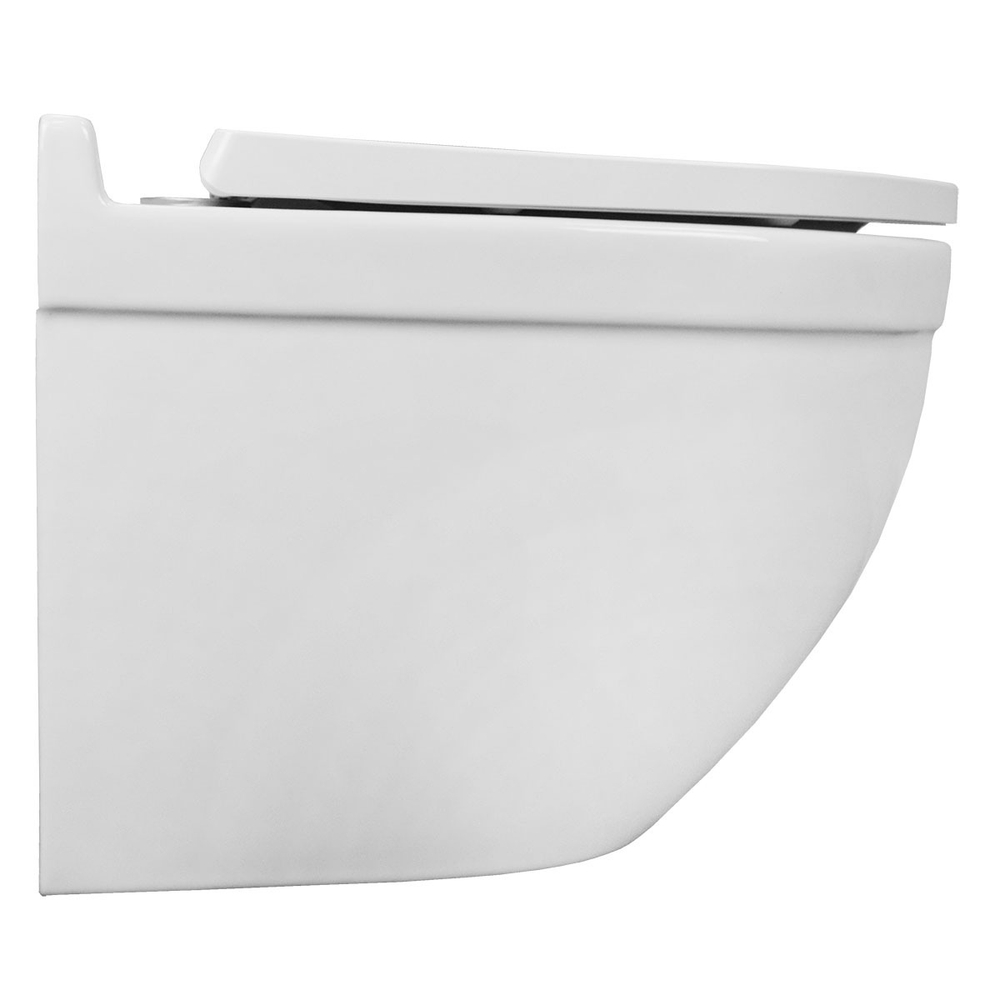 Унитаз подвесной Azario Fora 520х360х410 безободковый с быстросъемным сиденьем микролифт (AZ-0017 E-R)