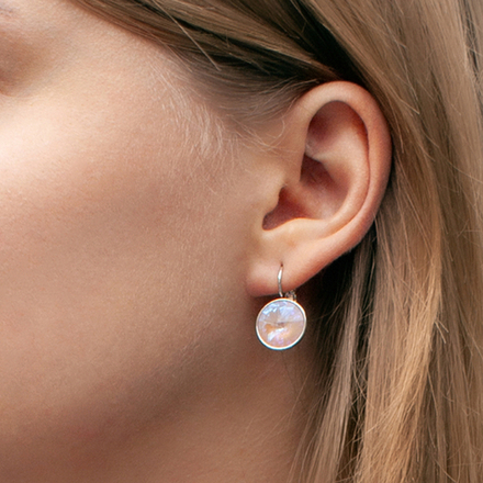 Серьги Fiore Luna Dust Pink Delite A1903.M01 R/S