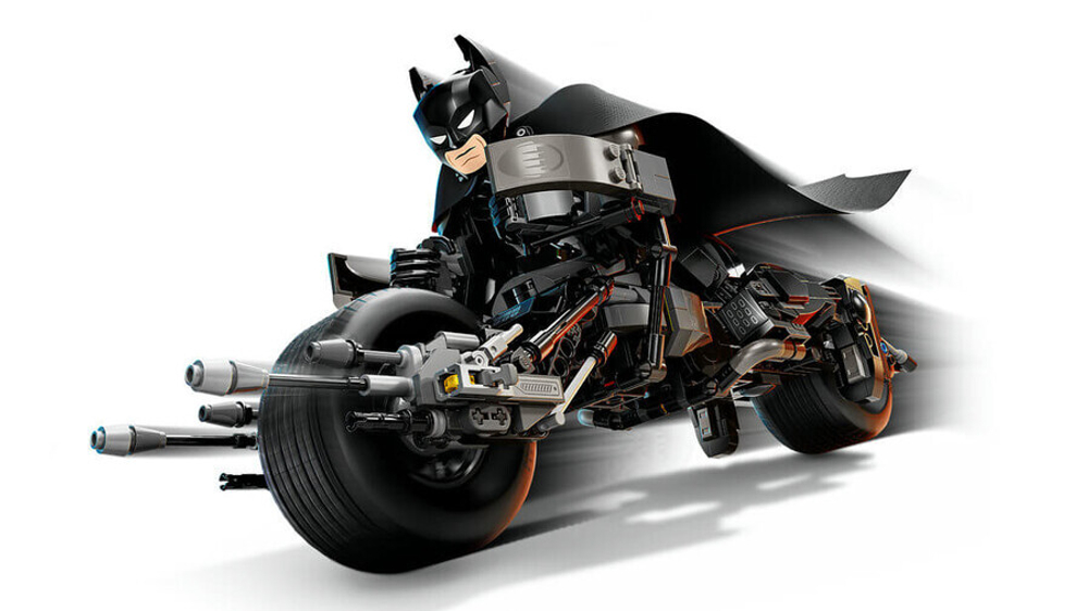 Конструктор LEGO DC Batman 76273 Фигура Бэтмена и Бэтцикл