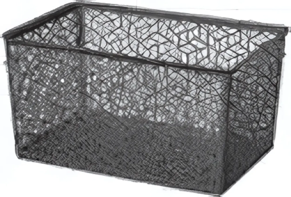 Корзинка универсальная «Linden» 6,7л, 290х190х150мм (серый)