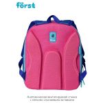 Ранец Först F-BASE "Sweet bunny" 36*29*17 см, 3 отделения, 2 кармана, анатомическая спинка