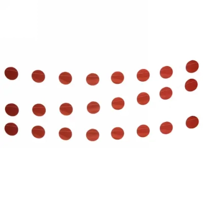 Растяжка «Вечеринка» 2,5 м 5 см Глянец, (24 штук), красный