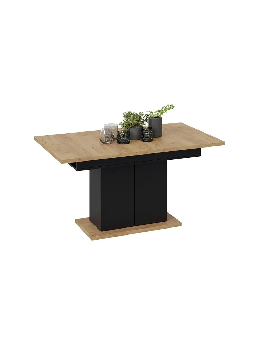 Стол кухонный Черный 150 (201)х85х77 см