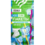 Пакеты для заморозки льда 1920 кубиков, 80 пакетов Big Pack «Malibri»