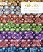 Шар (5"/13 см) Reflex, Зеркальный блеск, Ассорти, хром 50 шт.