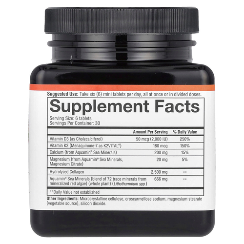 Youtheory, Bone, коллаген + D3 и K2, 180 мини-таблеток