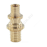Муфта для PE-X труб аксиальная бронза Дн 20х16 переходная RAUTITAN PLATINUM RX Rehau 13777181001