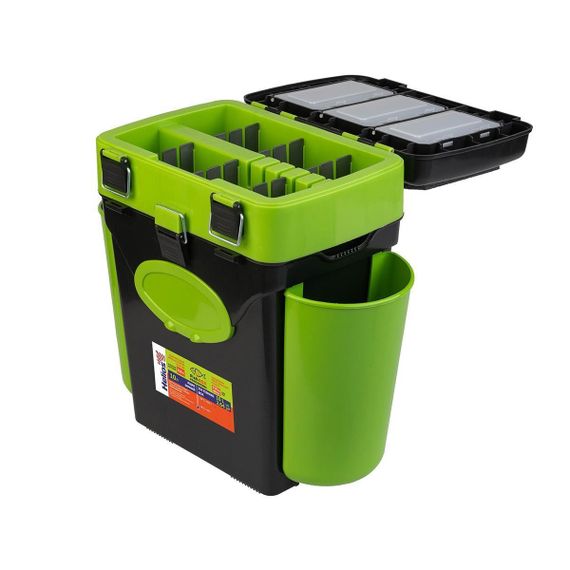 Ящик зимний Helios "FishBox" (10л) зеленый