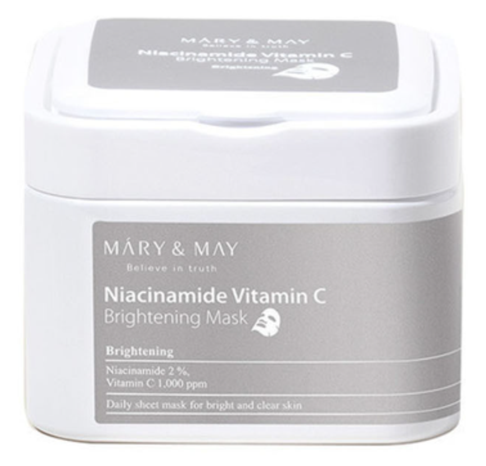 Mary&May Niacinanide Vitamin C Brightening Mask тканевые маски с ниацинамидом и витамином С 30шт