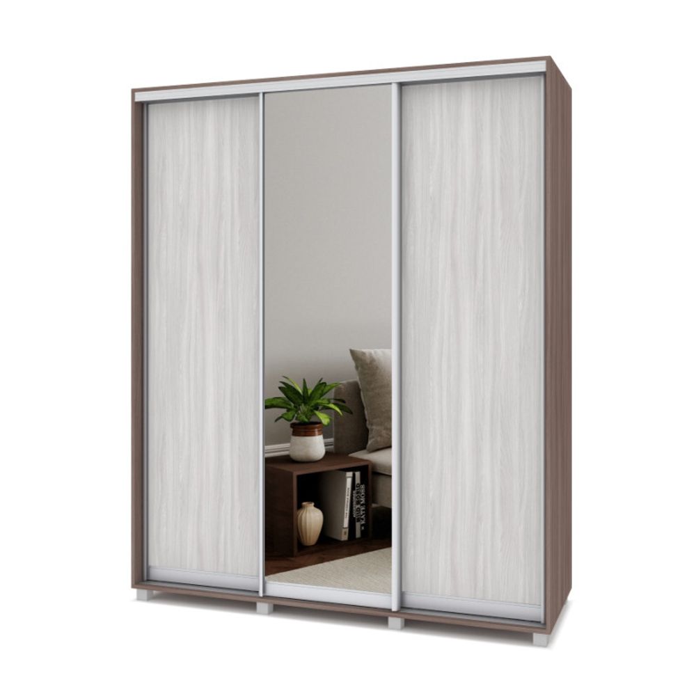 Шкаф-купе трехстворчатый "Роланд" Р682, ЛДСП, MODERN