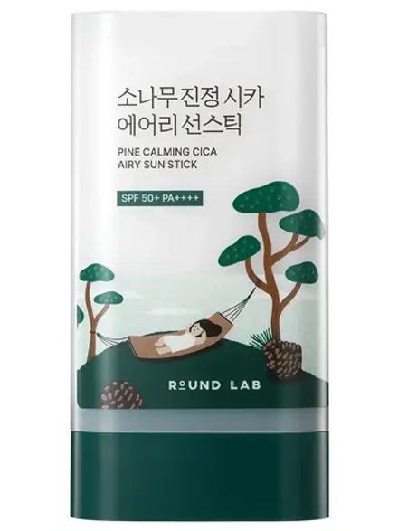 Round Lab Солнцезащитный стик с сосной и центеллой для проблемной кожи Pine Calming Cica Airy Sunstick 19 гр
