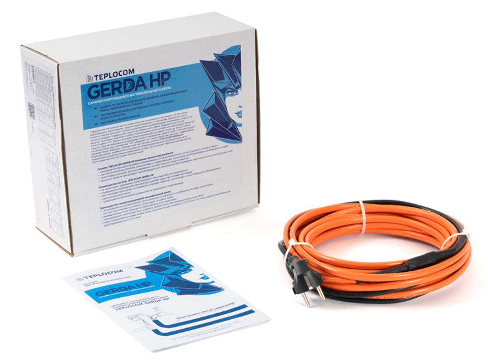 Лента нагревательная саморегулирующаяся TEPLOCOM GERDA HP-17Вт/м