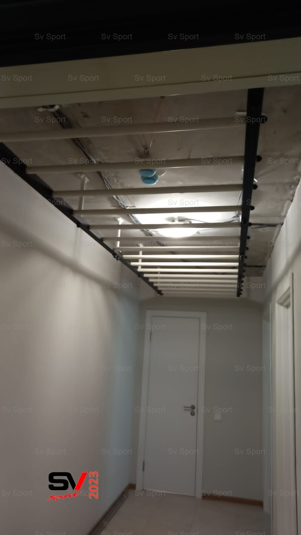 Монтаж спортивного комплекса Sv Sport П в бетонные, кирпичные стены