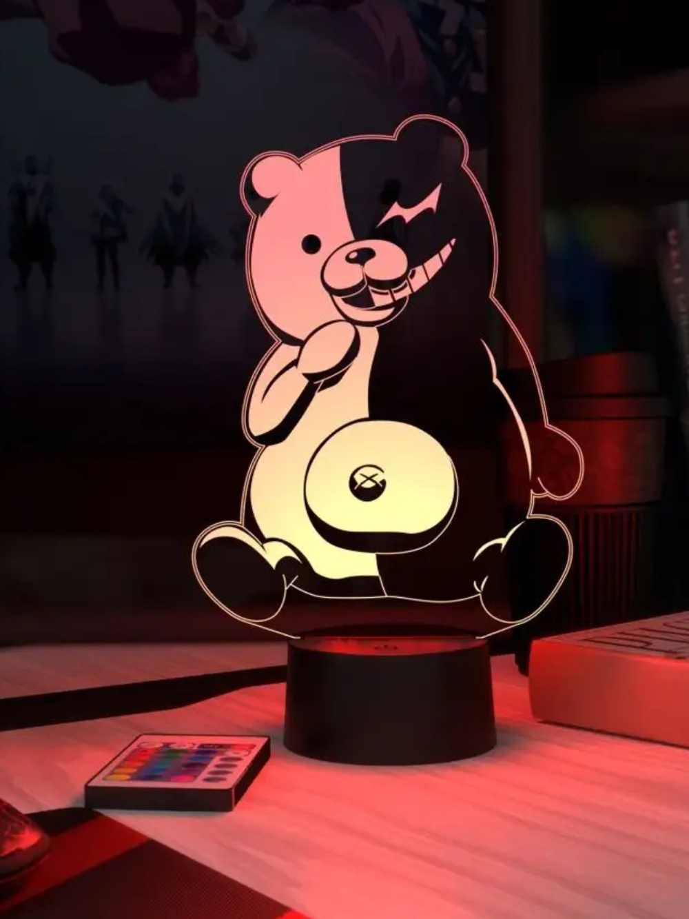 3Д-НОЧНИК "Монокума" (Danganronpa)