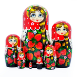Сувенир Матрешка 210*d100мм из 7ми кукол с ягодами