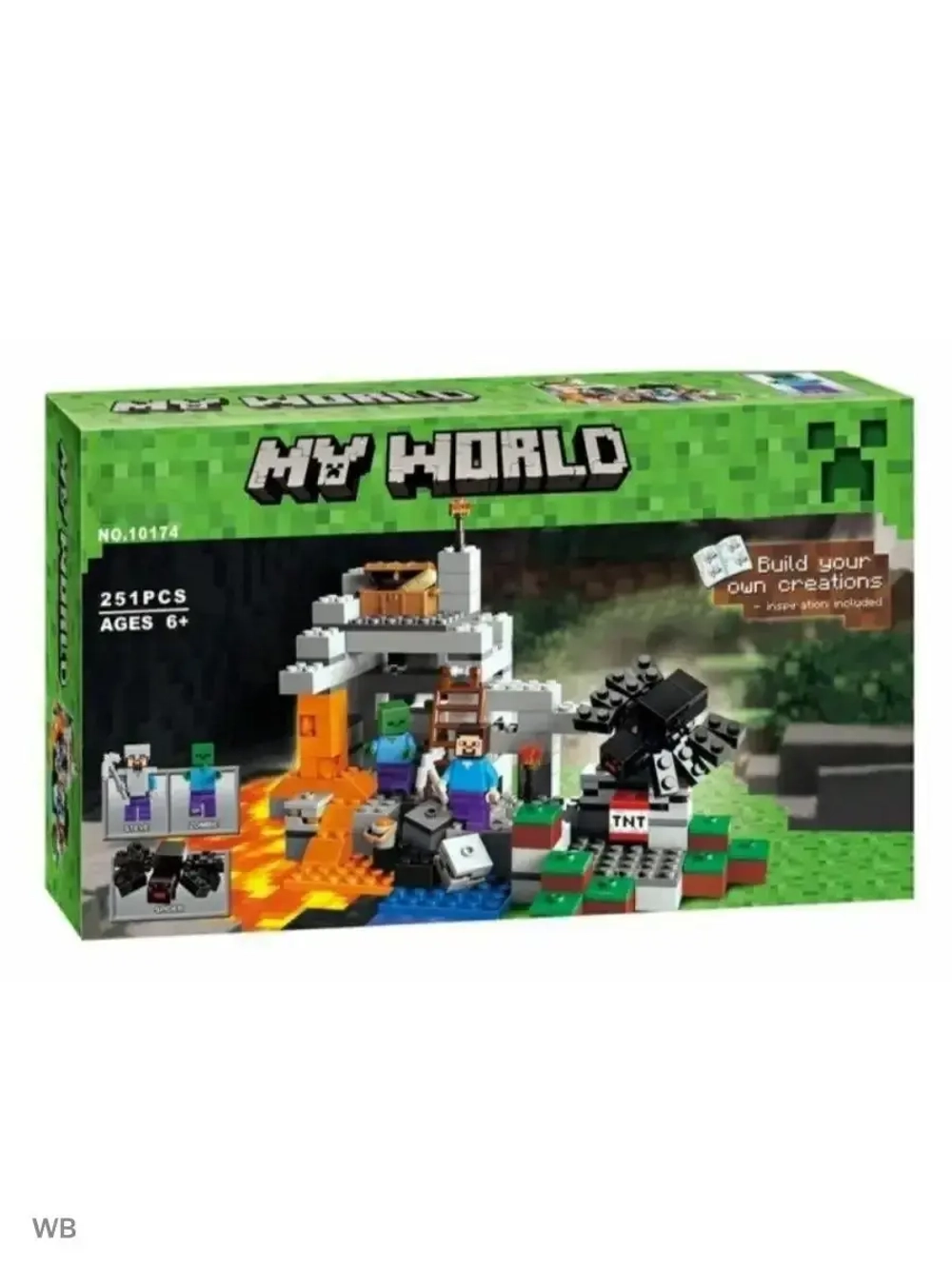 Конструктор Minecraft Майнкрафт Пещера