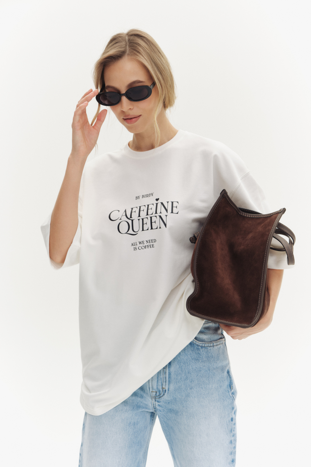 Футболка CAFFEINE QUEEN | Белый