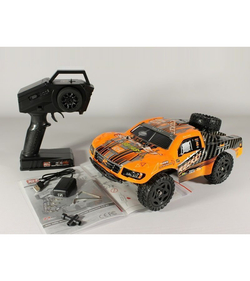 Радиоуправляемый шорт-корс Remo Hobby Rocket V2.0 (оранжевый) 4WD 2.4G 1/16 RTR