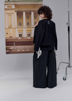 Брюки черный, 2431 р. XL