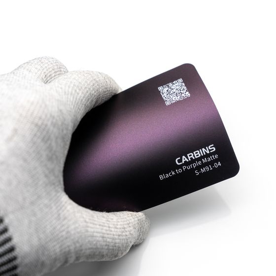 Веер образцов виниловой цветной пленки Carbins