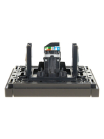 FORTE&PIANO Розетка компьютерная RJ45 кат.5E FP332 серый IEK