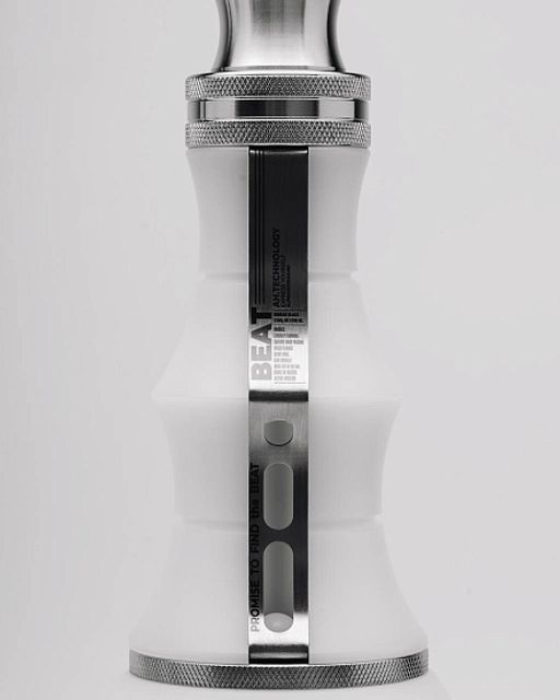 Кальян Alpha Hookah Beat - White Silver Прозрачная Колба