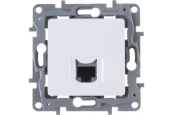 Розетка компьютерная RJ45 категория 5 UTP белая Legrand Etika