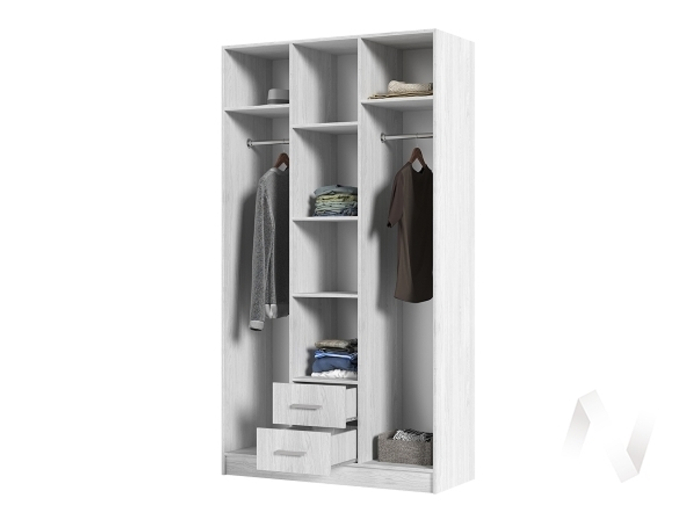 Шкаф Трио 3-х створчатый (анкор/анкор)