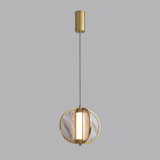 5448/12L L-VISION ODL_EX25 119 Подвесной светильник бронзовый/металл/акрил/искусственный мрамор IP20 LED 12W 3000K 220V TOSCANA