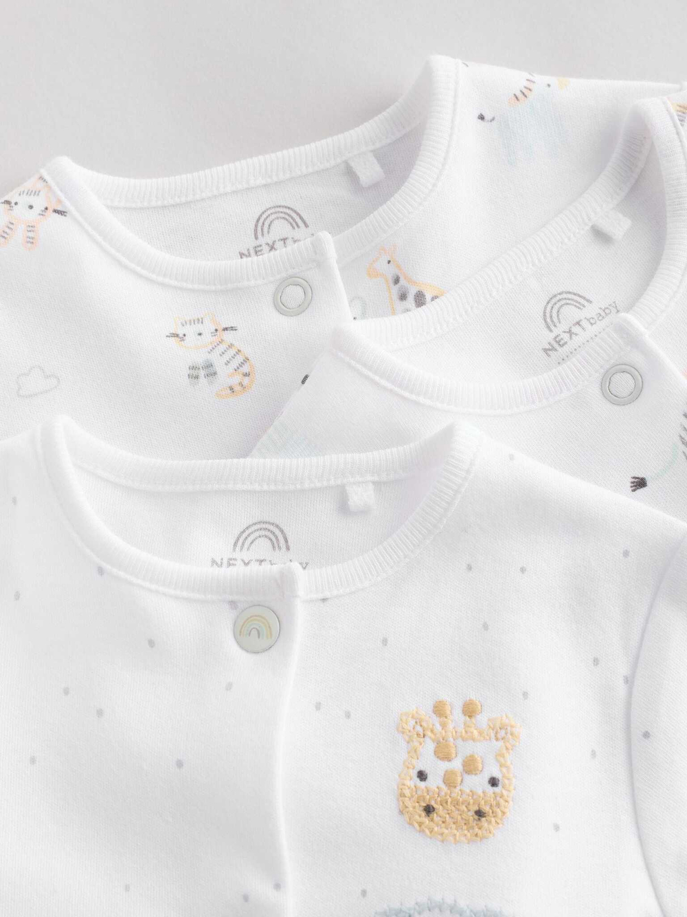 Комбинезон / Cлип для малышей Next E19-700, 3 шт., Белый