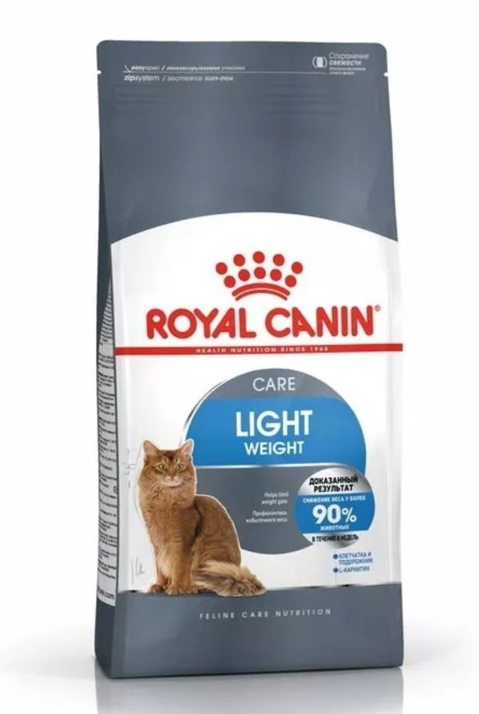Royal Canin 400г Light Weight Care Сухой корм для кошек для профилактики лишнего веса